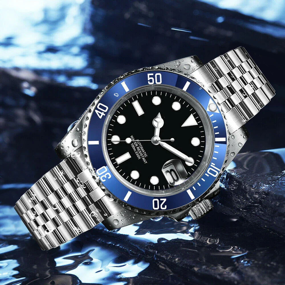 Custom Diver 10 BAR Ceramic Bezel Luminous Sapphire 40mm