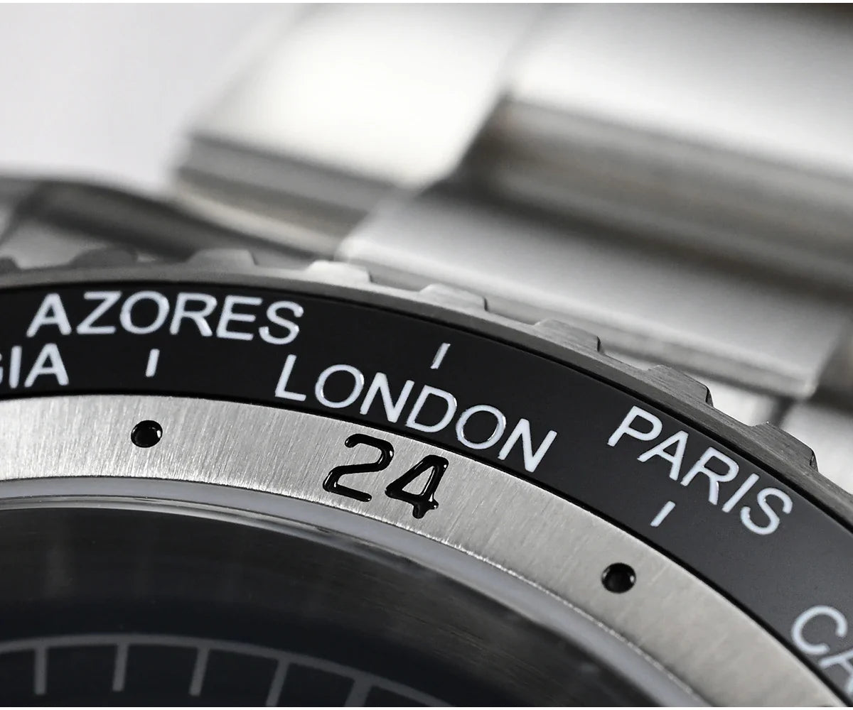 San Martin Diving Automatic/Mechanical Sapphire 200m GMT