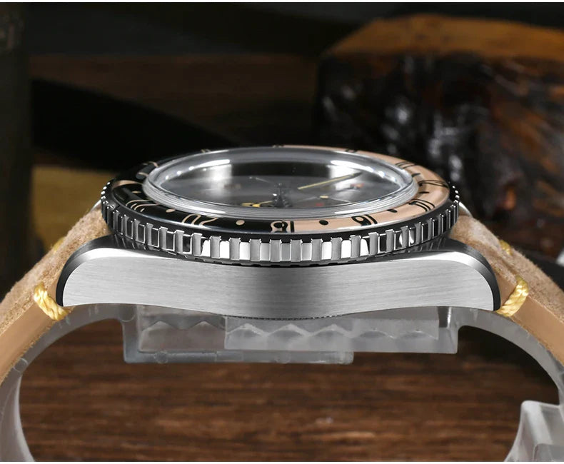 San Martin Automatic GMT 20ATM 40mm Luminous Bidirectional Sapphire Bezel