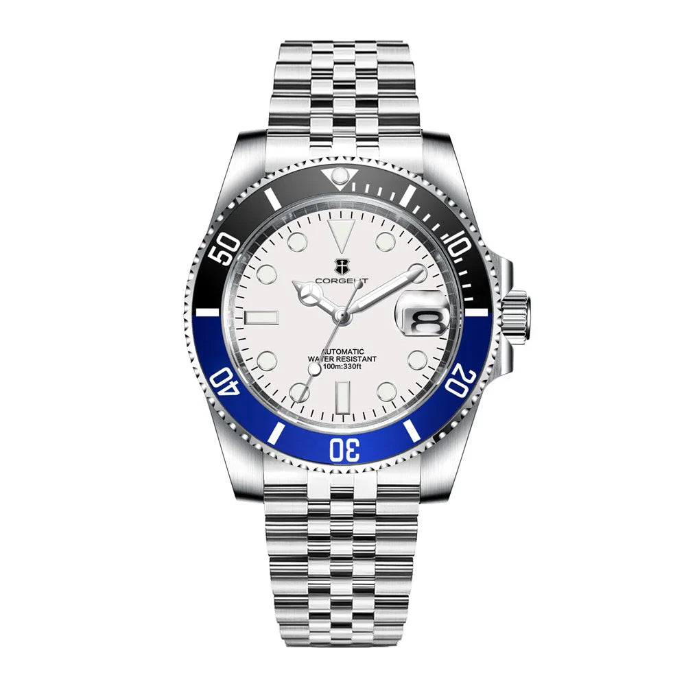 Custom Diver 10 BAR Ceramic Bezel Luminous Sapphire 40mm