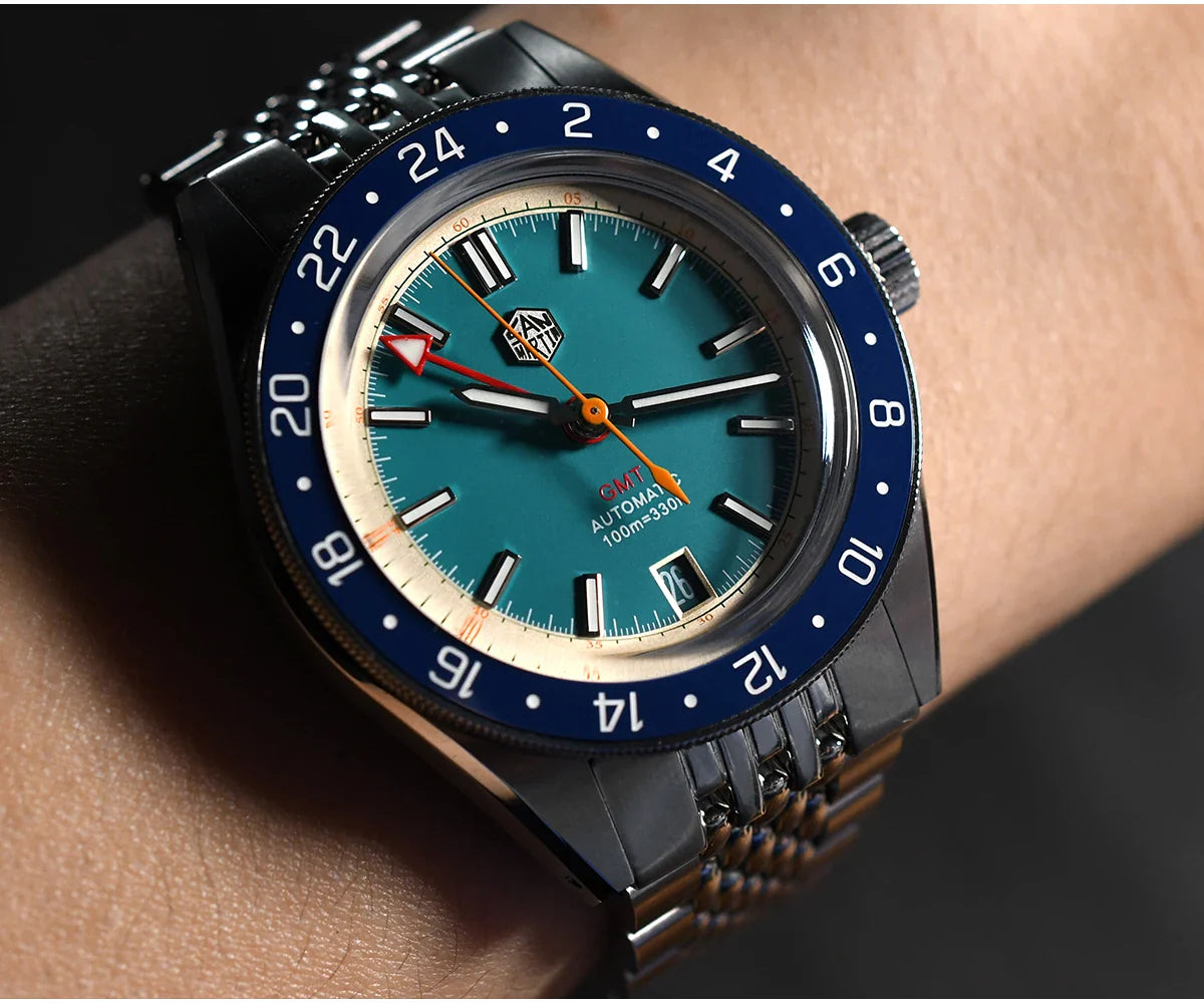 San Martin Original Design 100m Automatic GMT 39.5mm