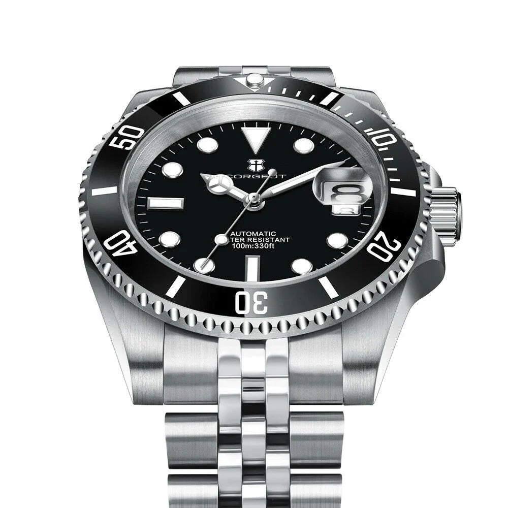 Custom Diver 10 BAR Ceramic Bezel Luminous Sapphire 40mm