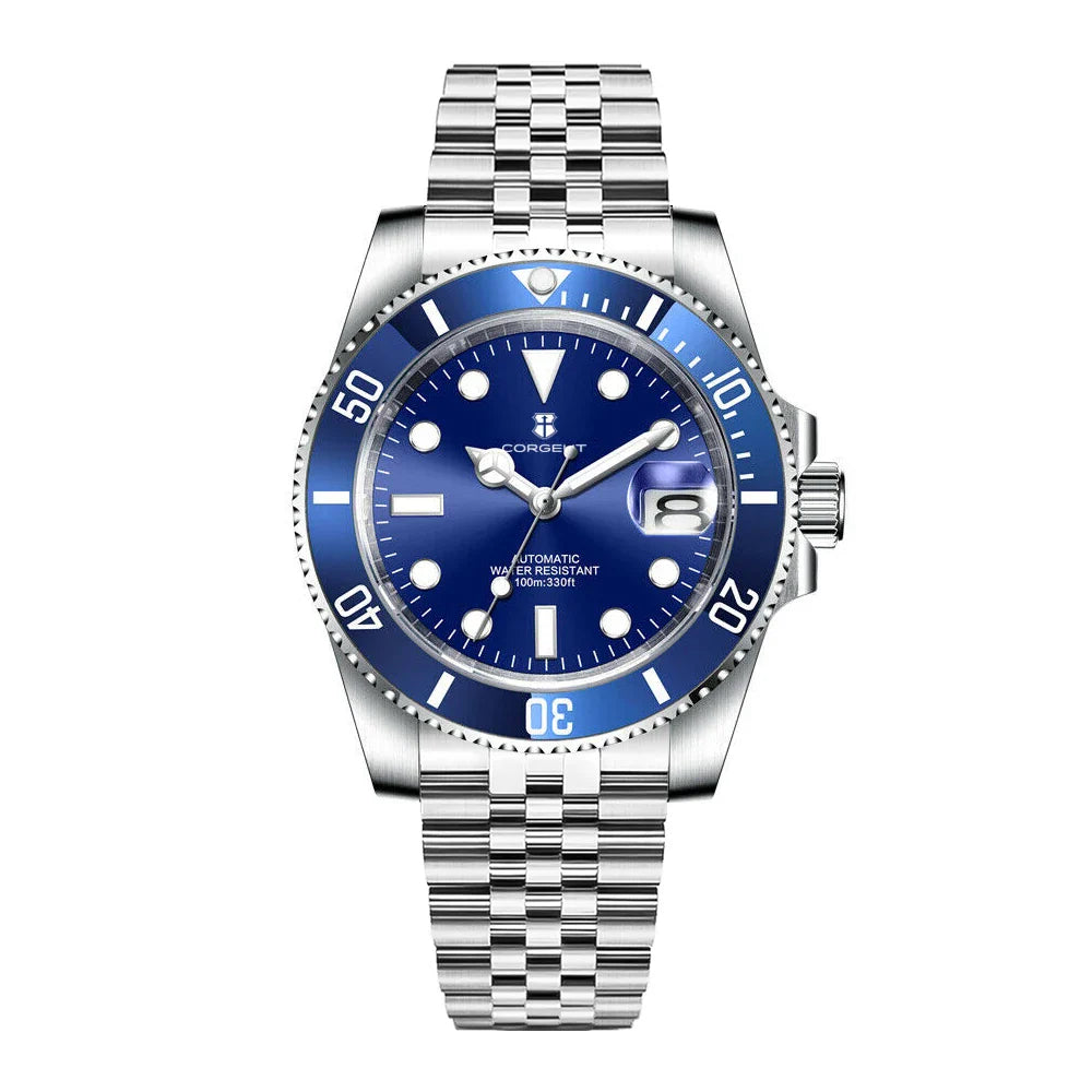 Custom Diver 10 BAR Ceramic Bezel Luminous Sapphire 40mm