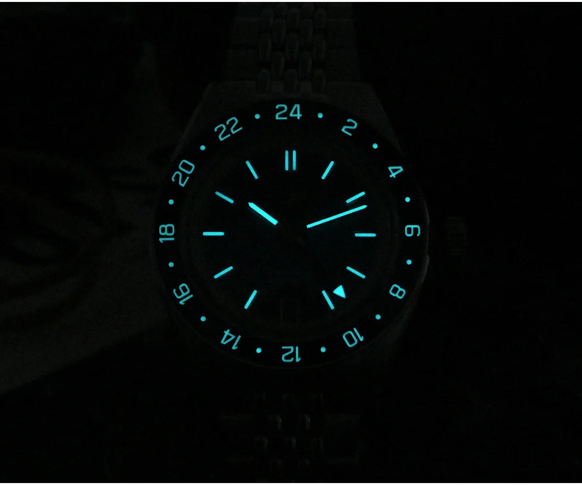 San Martin Original Design 100m Automatic GMT 39.5mm