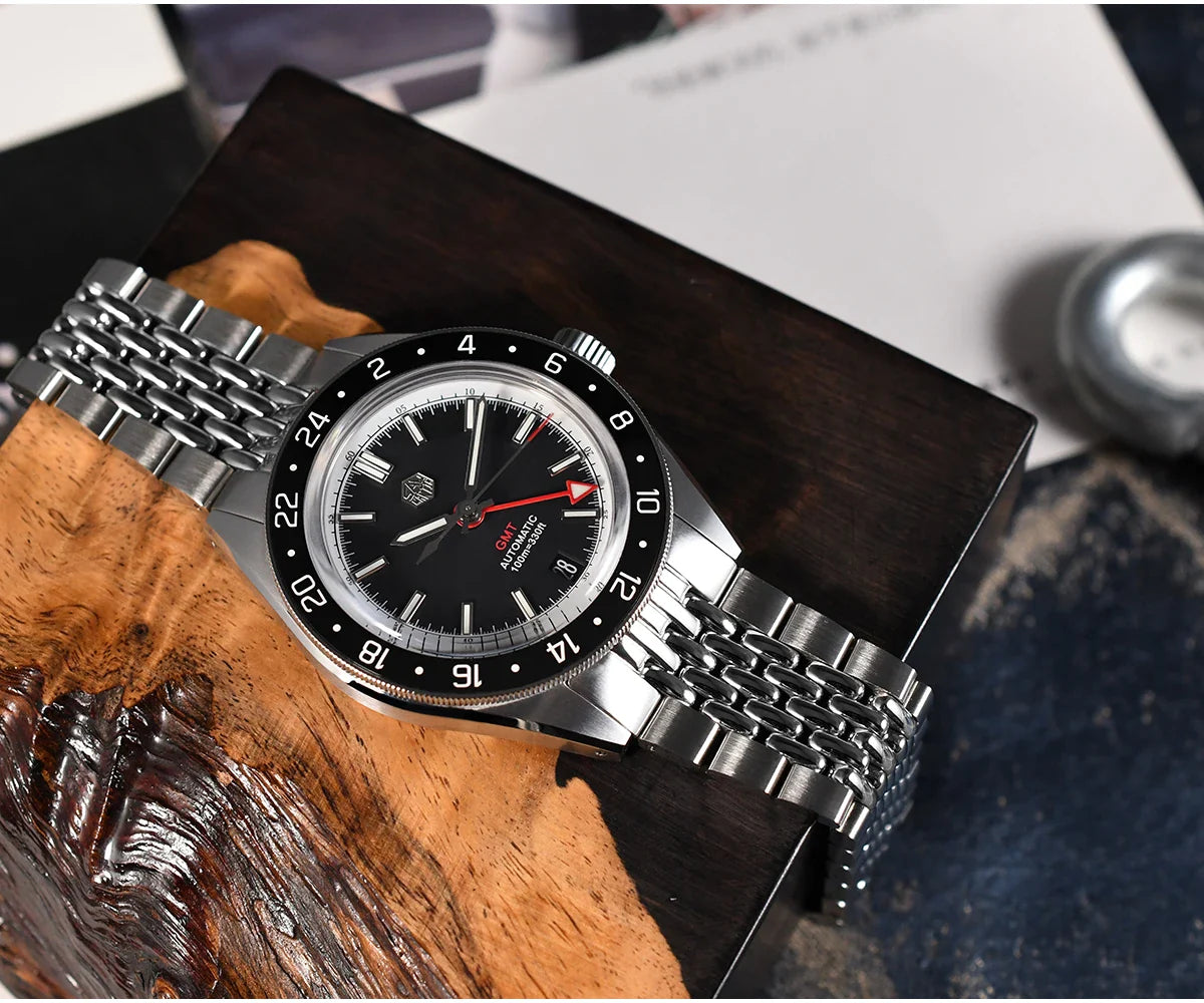 San Martin Original Design 100m Automatic GMT 39.5mm