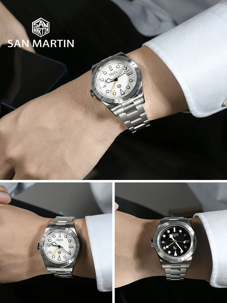 San Martin Automatic 100m GMT 39mm