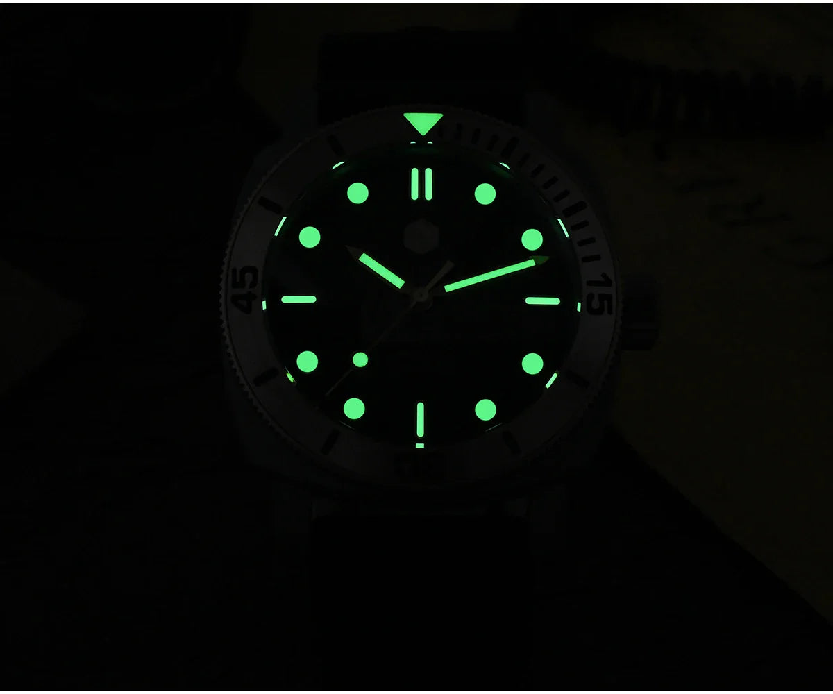 San Martin Retro Titanium Bronze Bezel Diver 200m 42mm