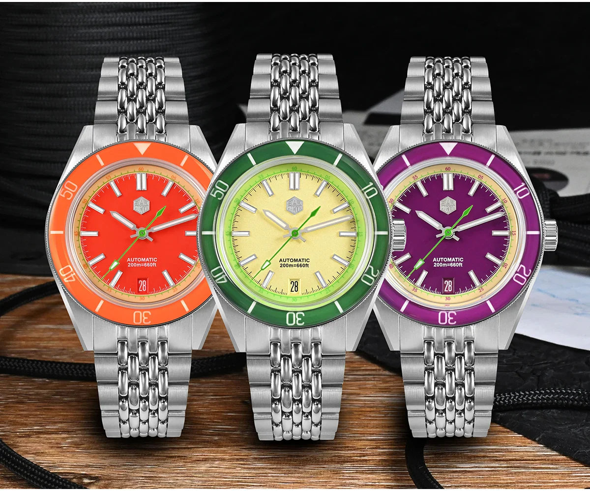 San Martin Original Design 100m Automatic GMT 39.5mm