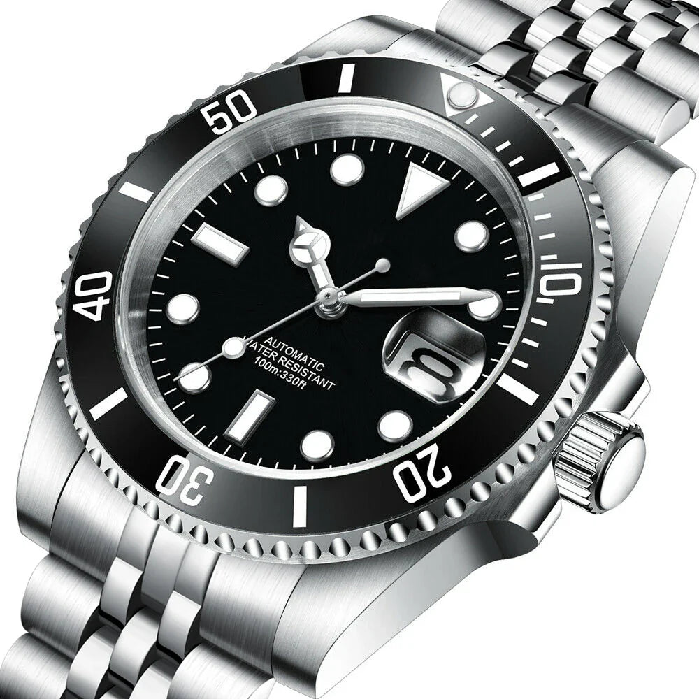 Custom Diver 10 BAR Ceramic Bezel Luminous Sapphire 40mm