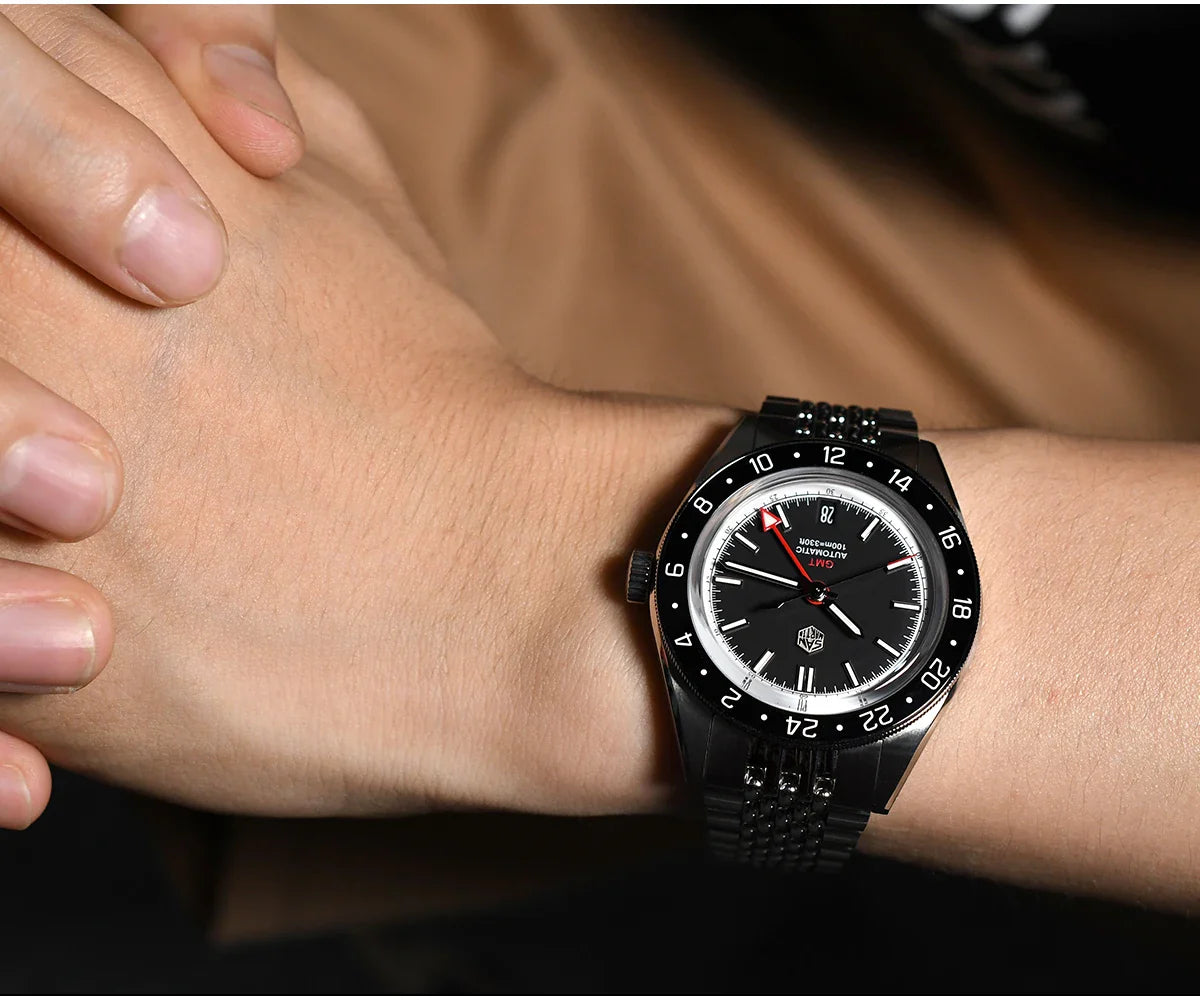 San Martin Original Design 100m Automatic GMT 39.5mm