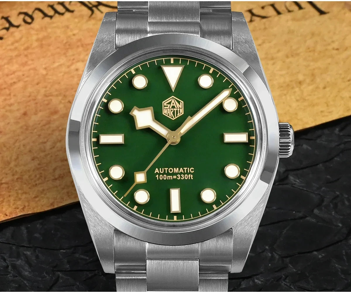 San Martin Automatic 10Bar Vintage Explore Climbing Series 36mm