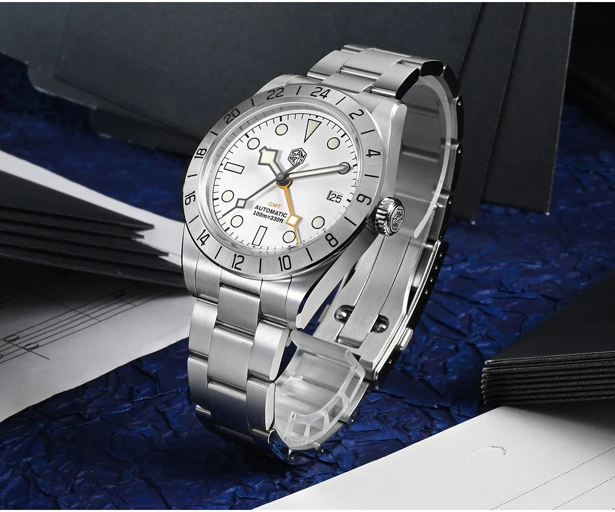 San Martin Automatic 100m GMT 39mm