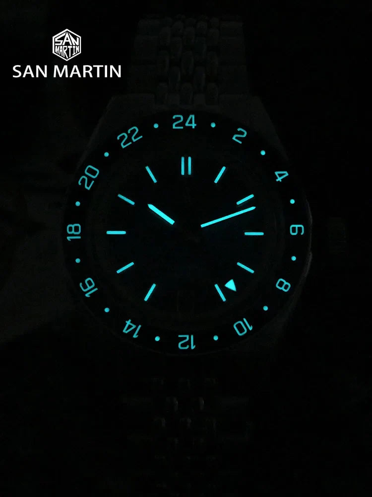 San Martin Original Design 100m Automatic GMT 39.5mm