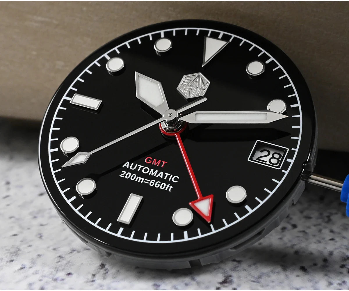 San Martin Diving Automatic/Mechanical Sapphire 200m GMT