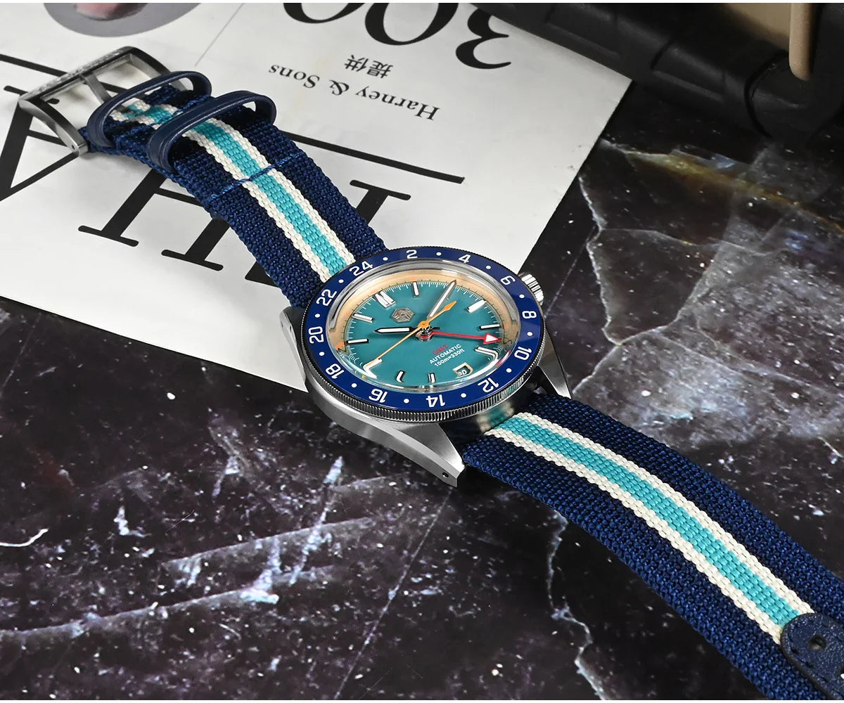 San Martin Original Design 100m Automatic GMT 39.5mm