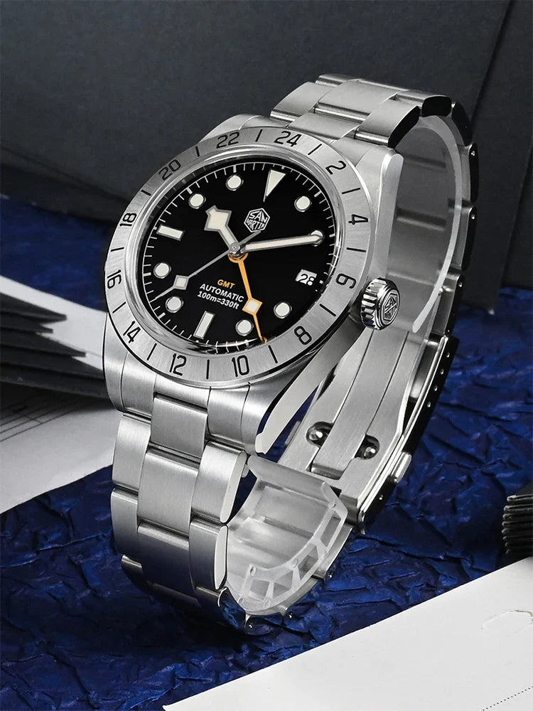 San Martin Automatic 100m GMT 39mm