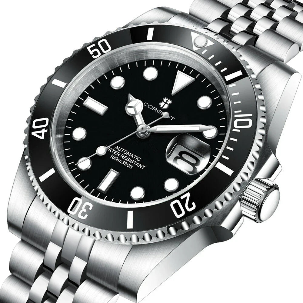 Custom Diver 10 BAR Ceramic Bezel Luminous Sapphire 40mm