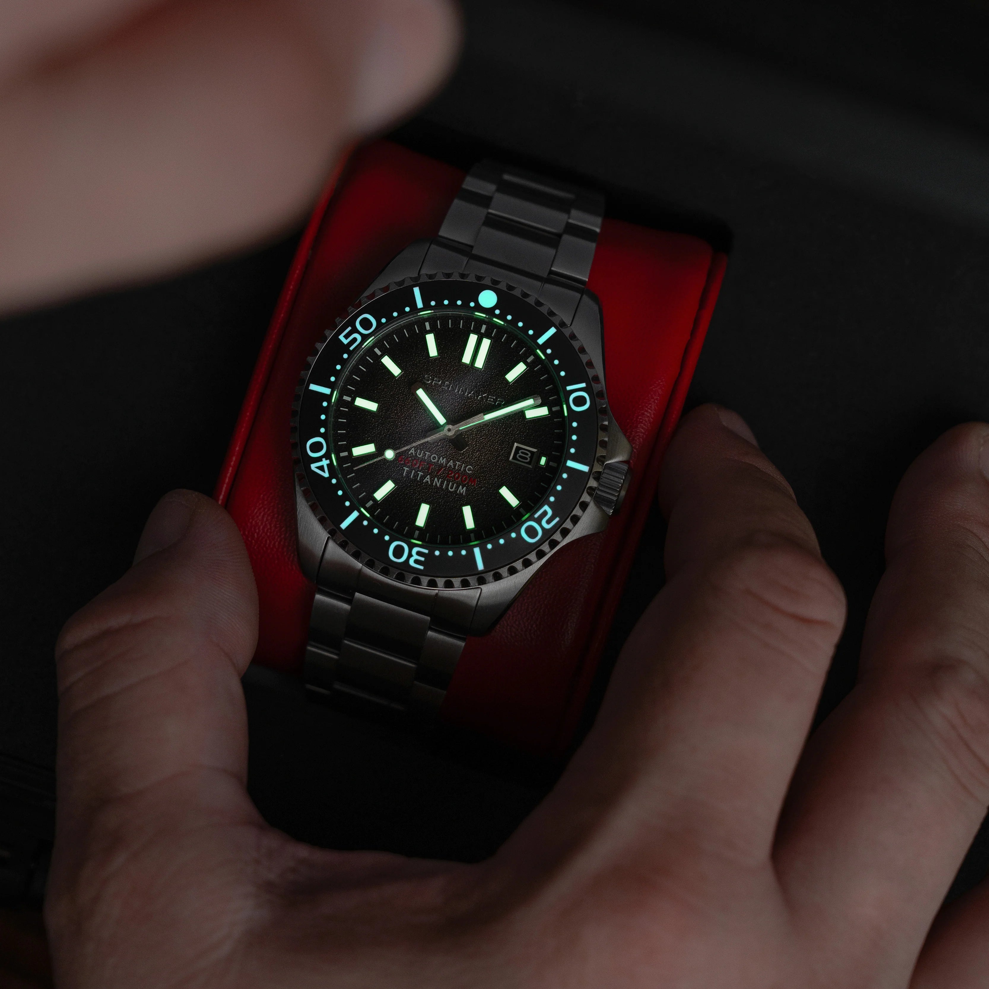Tesei Titanium Automatic Stealth Black SP-5084-66 Spinnaker