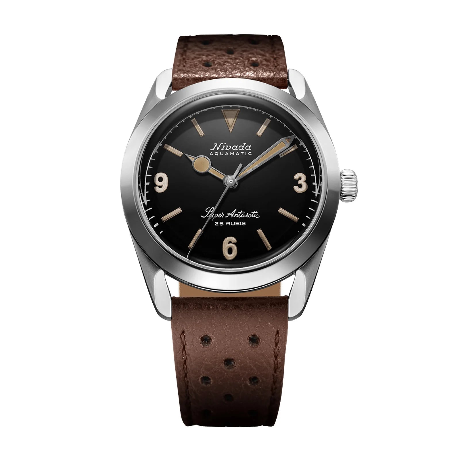Super Antarctic 3.6.9 Black - 38mm 32032A Nivada Grenchen