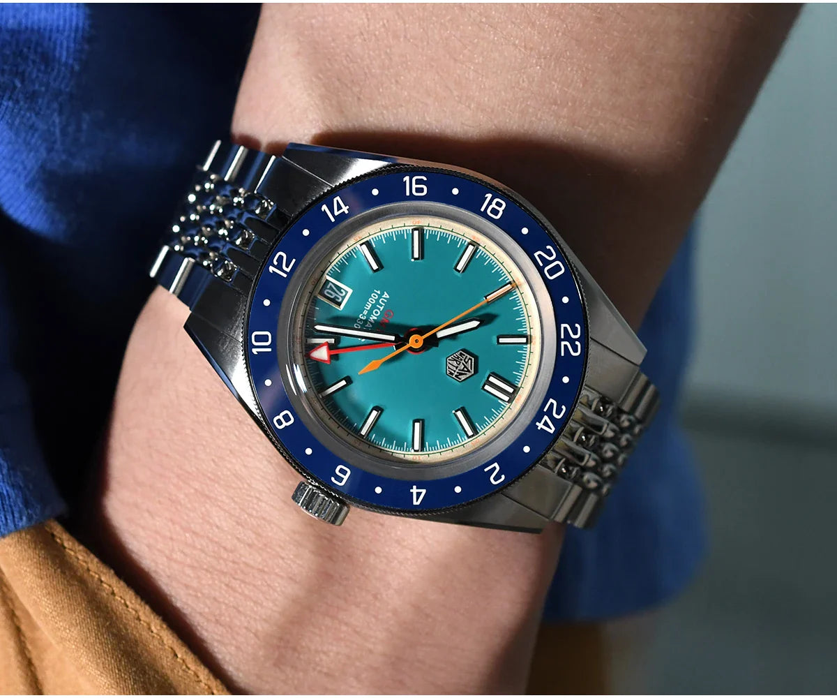 San Martin Original Design 100m Automatic GMT 39.5mm
