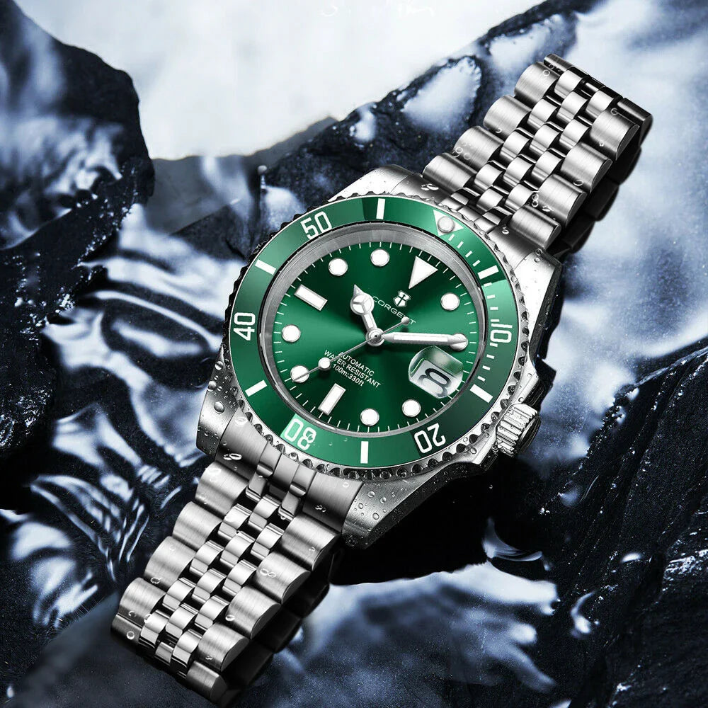 Custom Diver 10 BAR Ceramic Bezel Luminous Sapphire 40mm