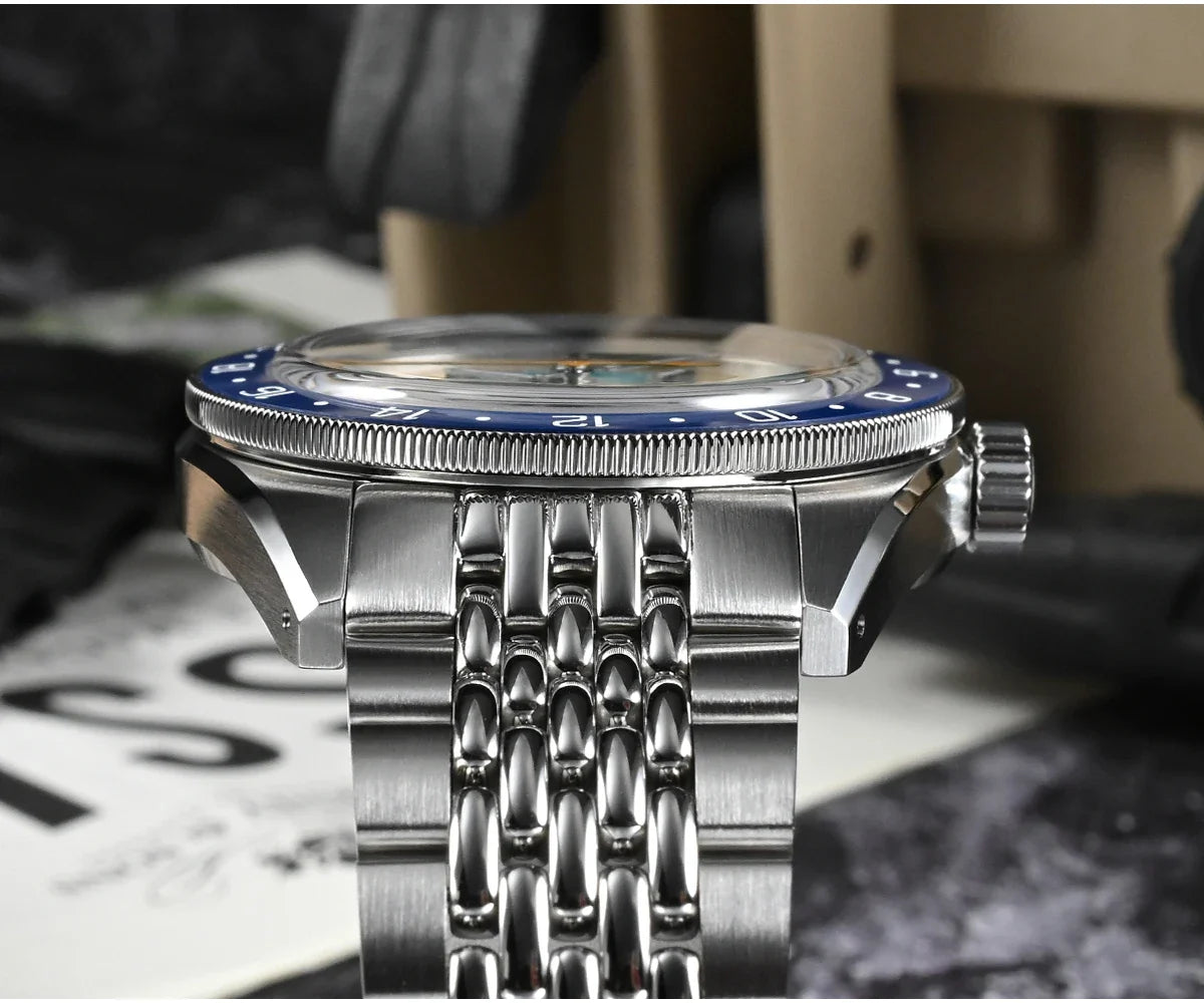 San Martin Original Design 100m Automatic GMT 39.5mm