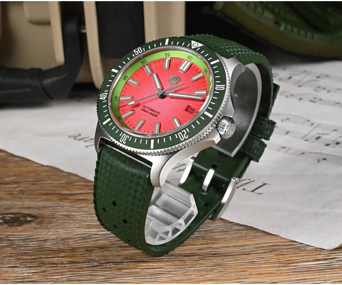 San Martin Automatic 200m Original Design Sapphire Luminous 40mm