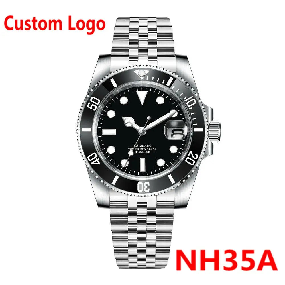 Custom Diver 10 BAR Ceramic Bezel Luminous Sapphire 40mm