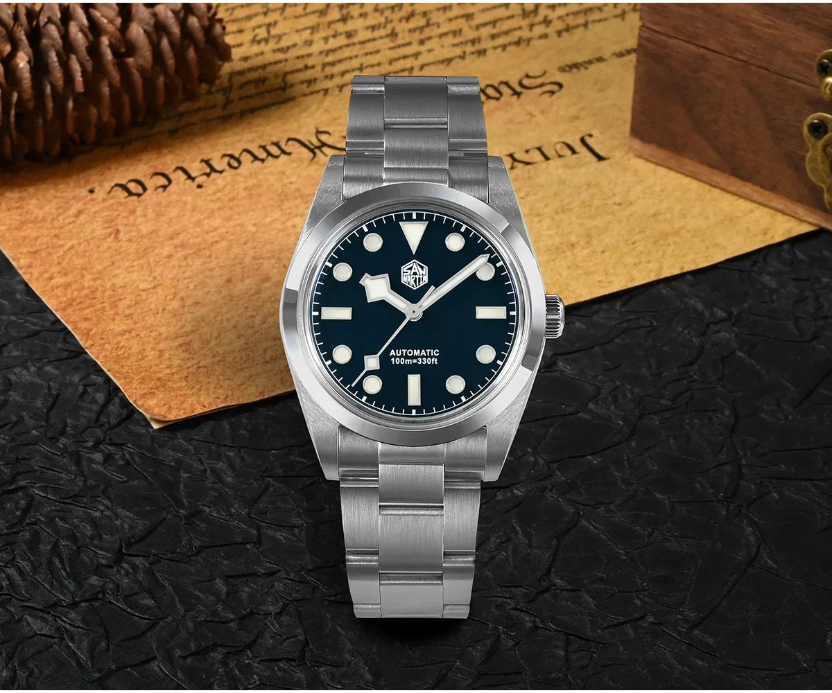 San Martin Automatic 10Bar Vintage Explore Climbing Series 36mm