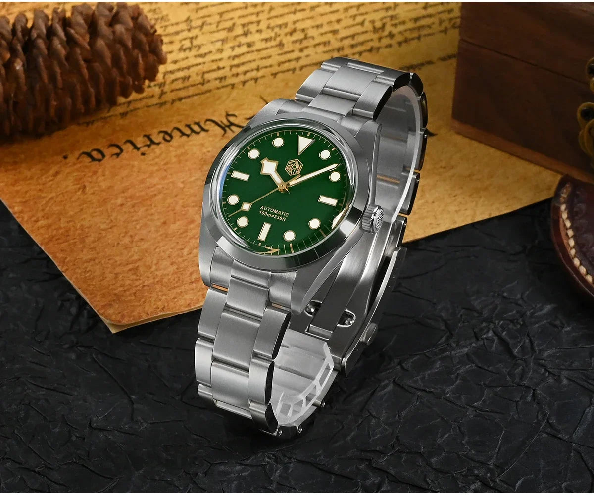 San Martin Automatic 10Bar Vintage Explore Climbing Series 36mm