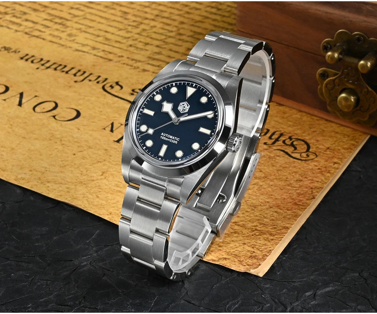 San Martin Automatic 10Bar Vintage Explore Climbing Series 36mm