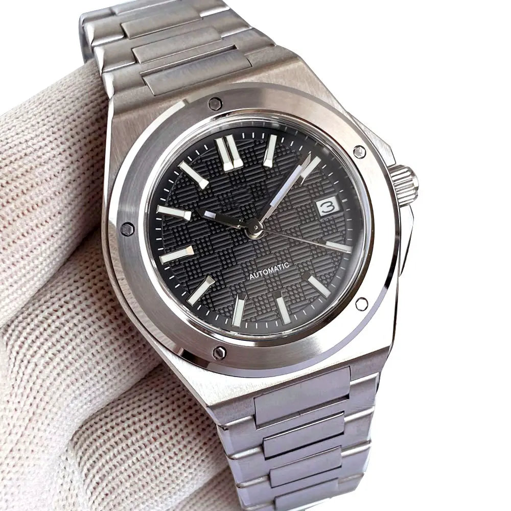 تخصيص ساعة Ingenieur أوتوماتيكية ذاتية التعبئة 100 متر من الياقوت مقاس 40 مم