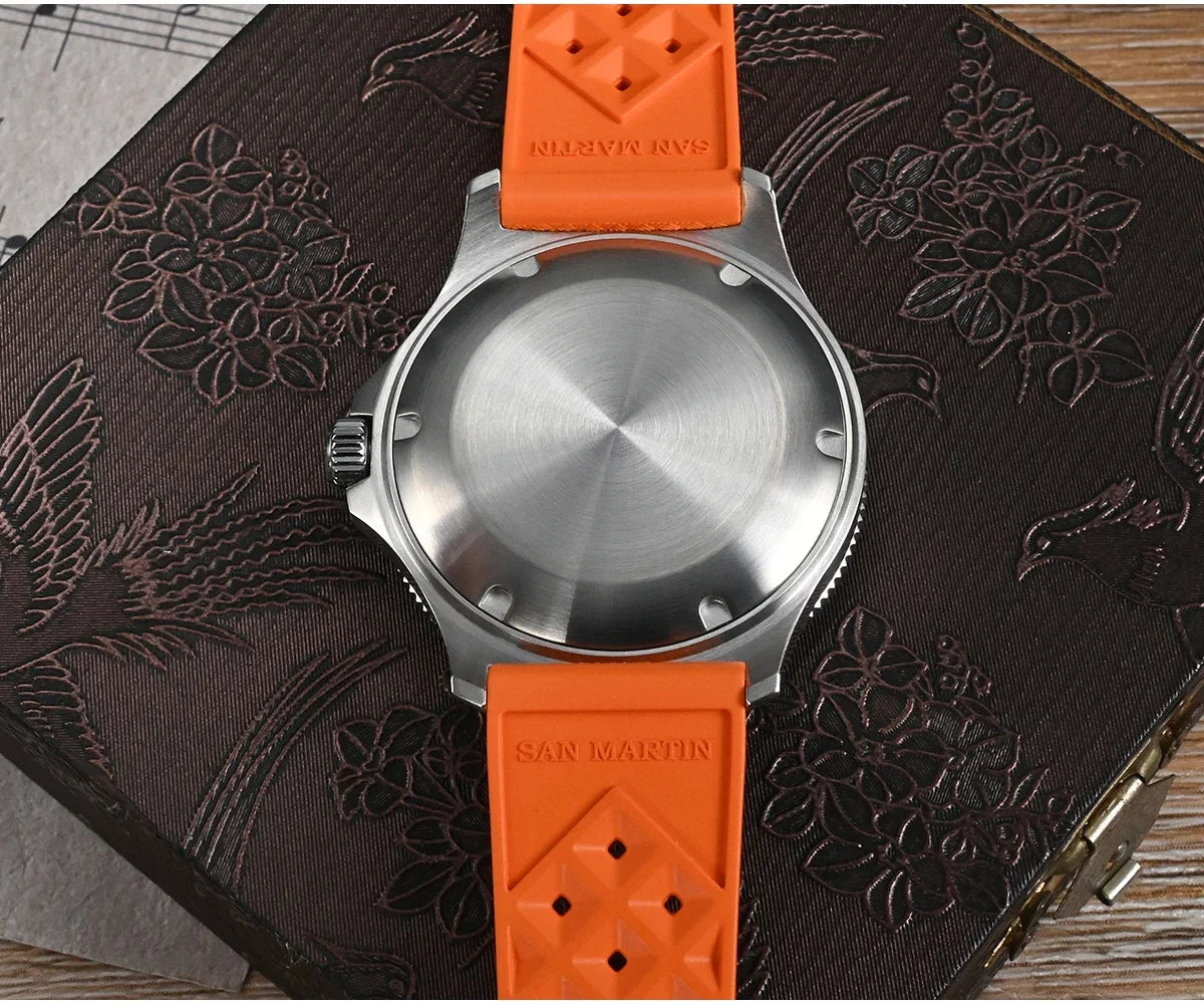 San Martin Automatic 200m Original Design Sapphire Luminous 40mm