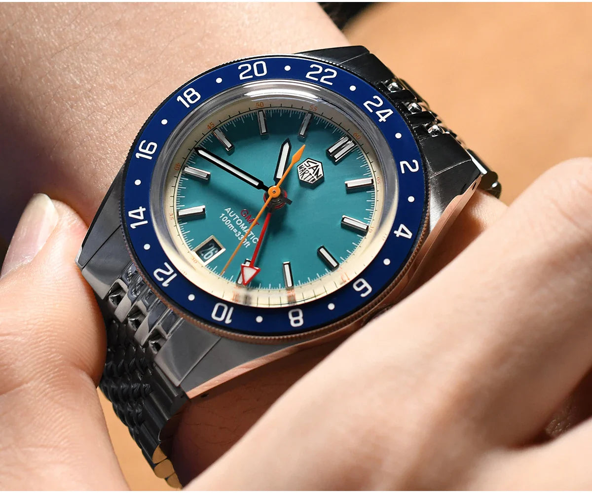 San Martin Original Design 100m Automatic GMT 39.5mm