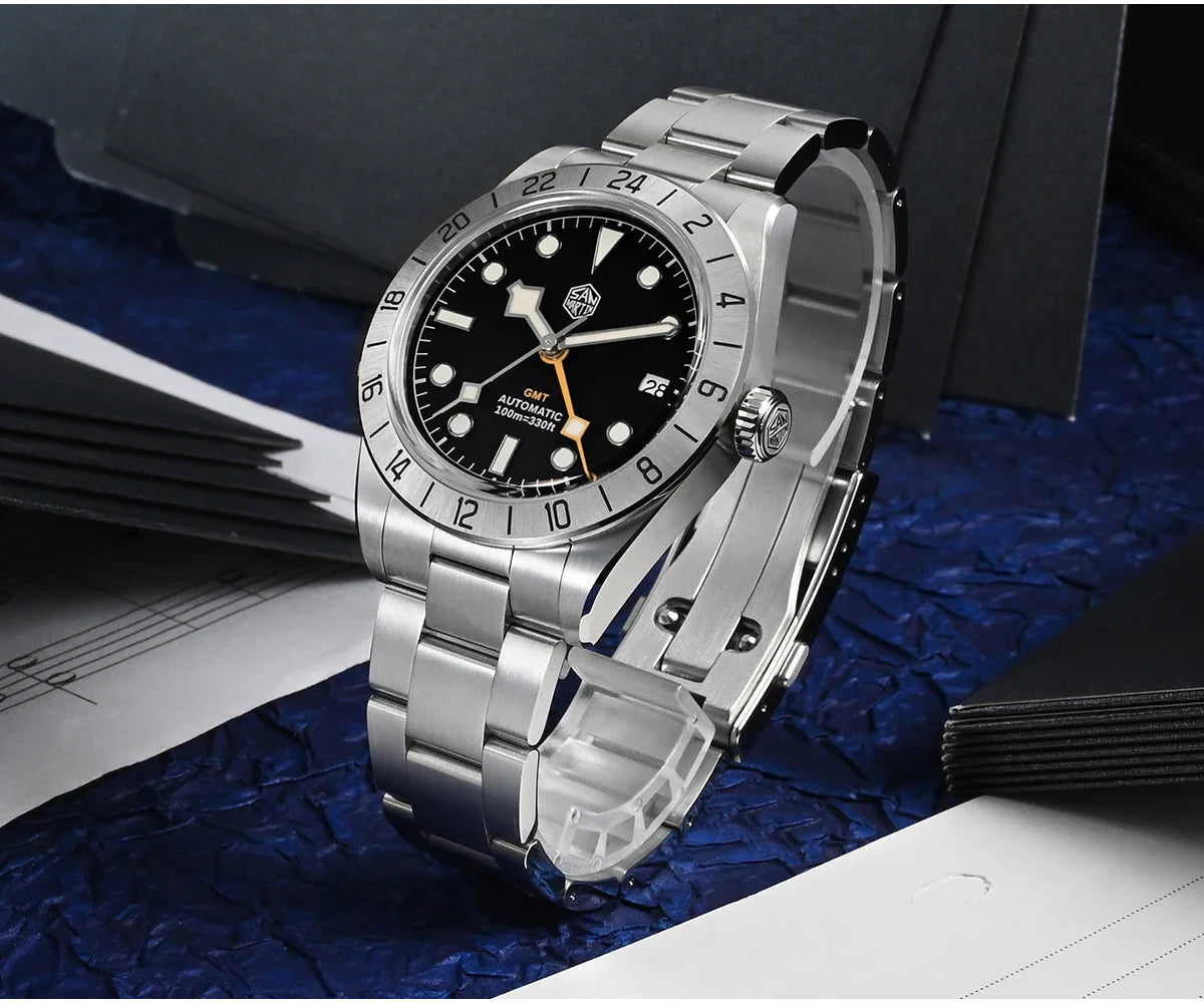 San Martin Automatic 100m GMT 39mm