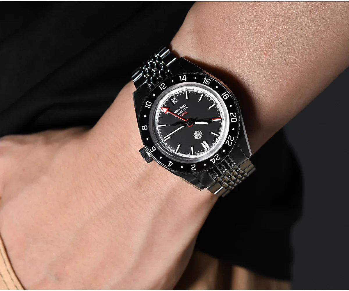 San Martin Original Design 100m Automatic GMT 39.5mm