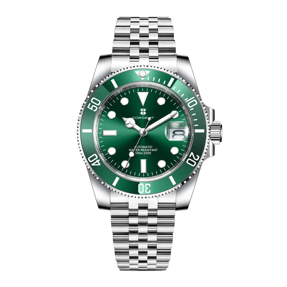 Custom Diver 10 BAR Ceramic Bezel Luminous Sapphire 40mm
