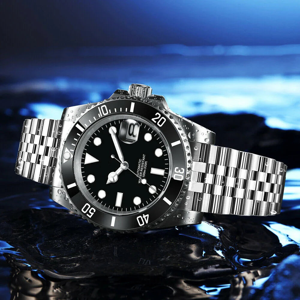 Custom Diver 10 BAR Ceramic Bezel Luminous Sapphire 40mm