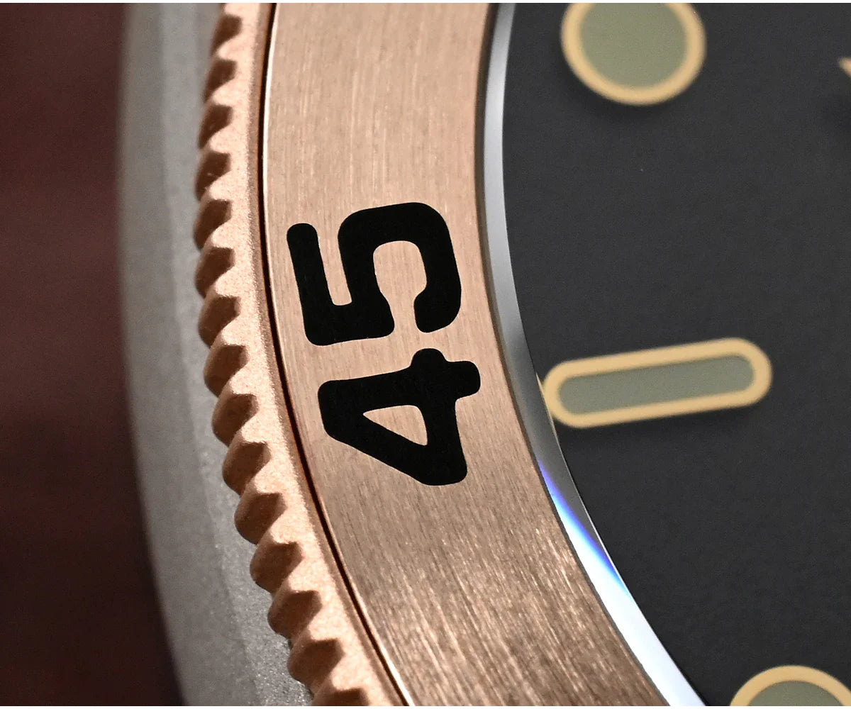 San Martin Retro Titanium Bronze Bezel Diver 200m 42mm