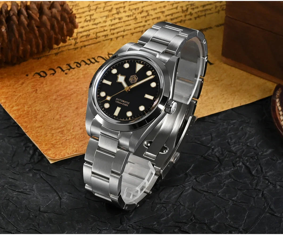 San Martin Automatic 10Bar Vintage Explore Climbing Series 36mm