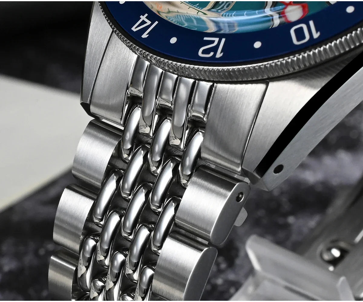 San Martin Original Design 100m Automatic GMT 39.5mm