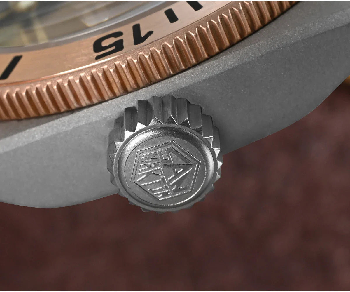 San Martin Retro Titanium Bronze Bezel Diver 200m 42mm