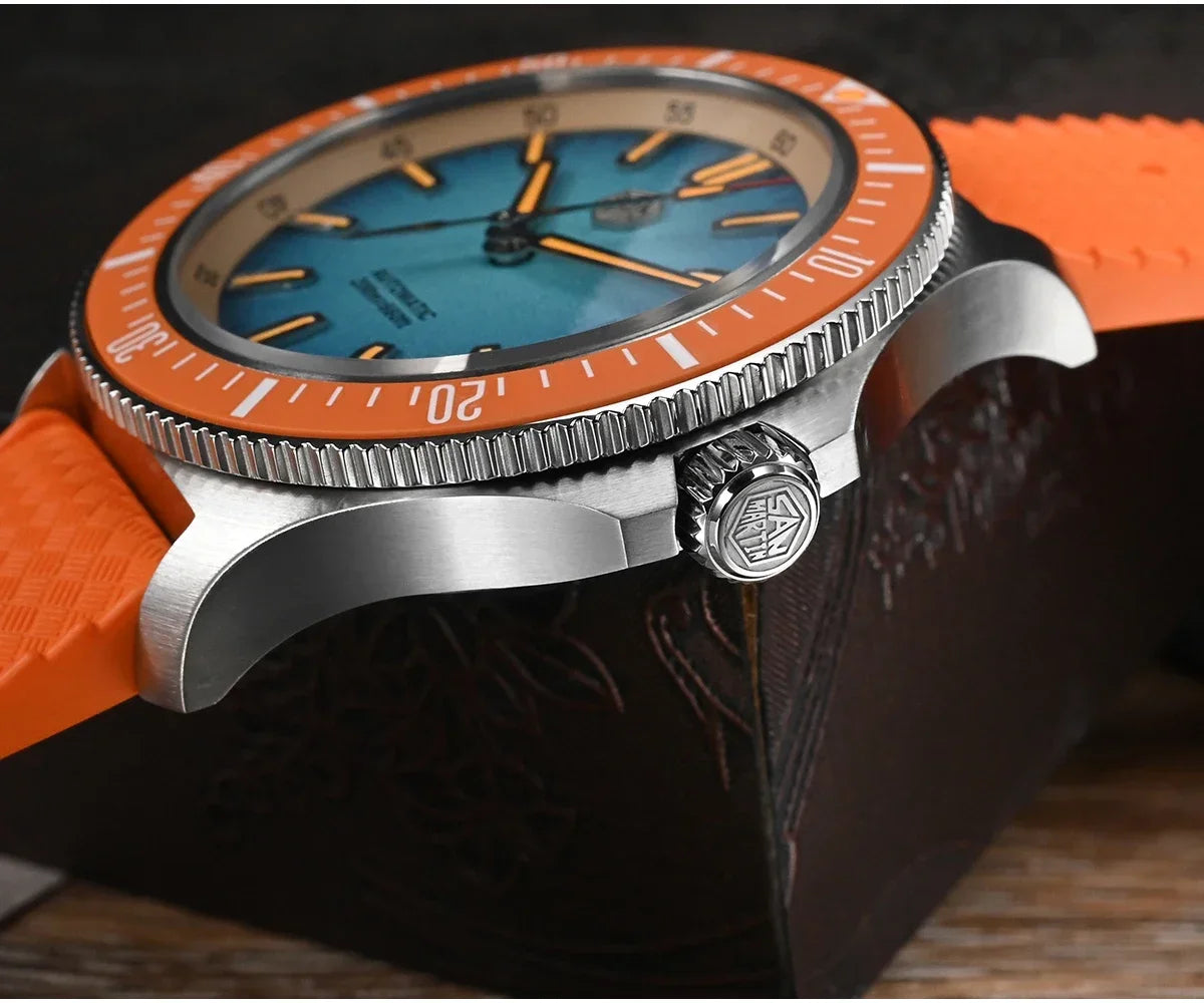 San Martin Automatic 200m Original Design Sapphire Luminous 40mm