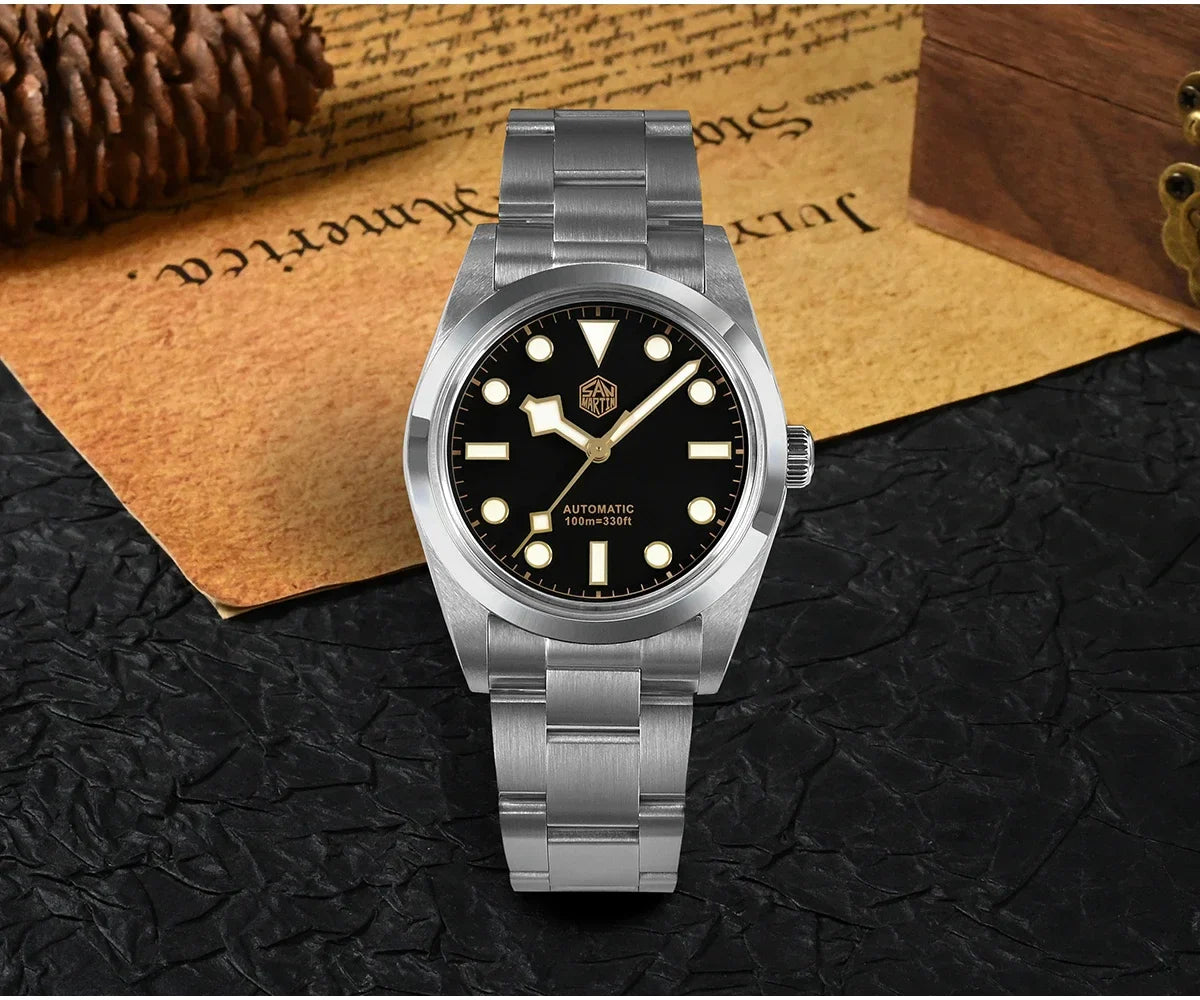 San Martin Automatic 10Bar Vintage Explore Climbing Series 36mm