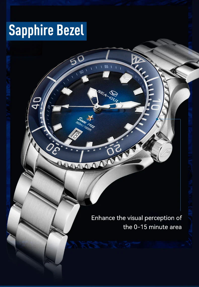 Seagull 300M Crystal Ocean Series 1210