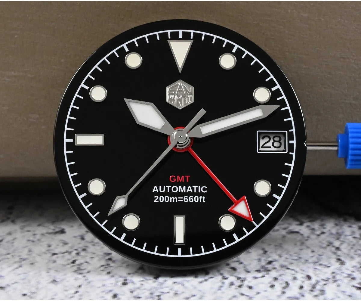 San Martin Diving Automatic/Mechanical Sapphire 200m GMT