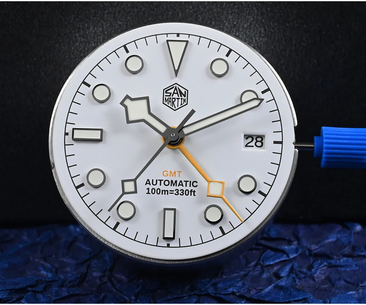 San Martin Automatic 100m GMT 39mm