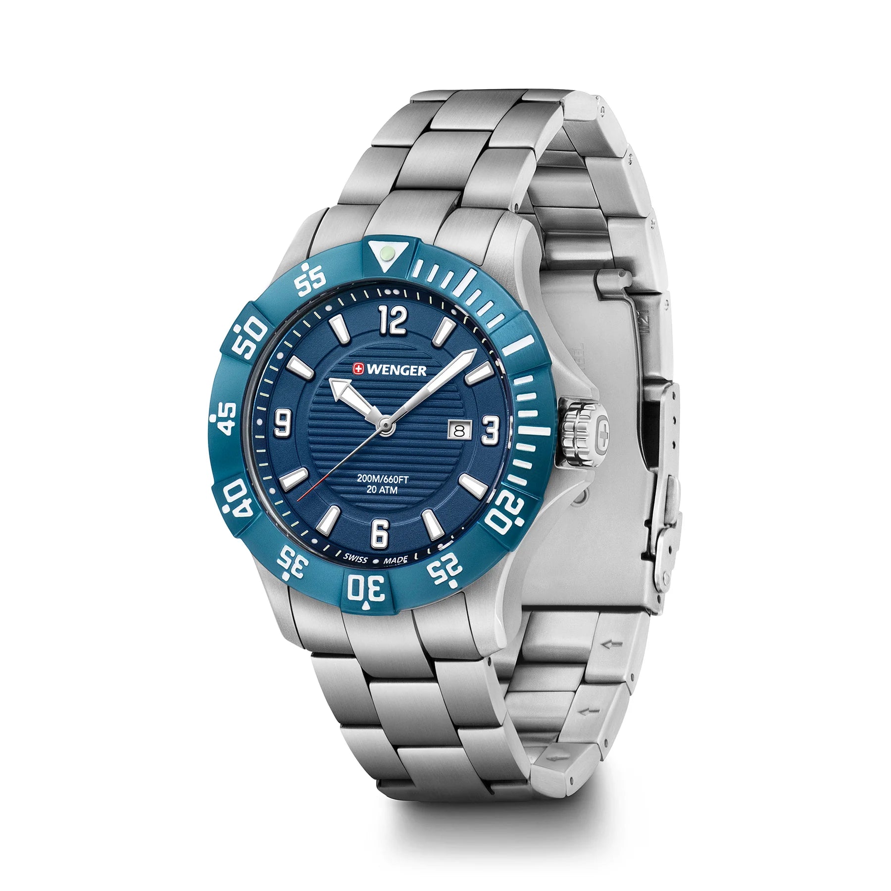 WENGER SEAFORCE MEN'S QUARTZ WATCH - SWISS MADE