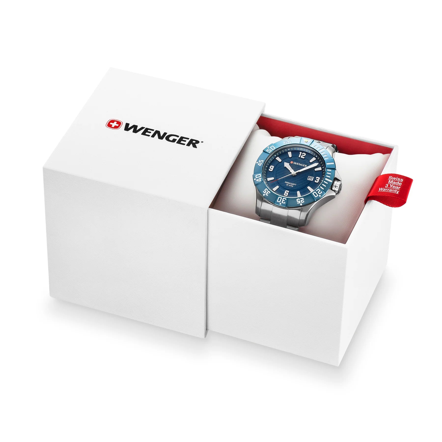 WENGER SEAFORCE MEN'S QUARTZ WATCH - SWISS MADE