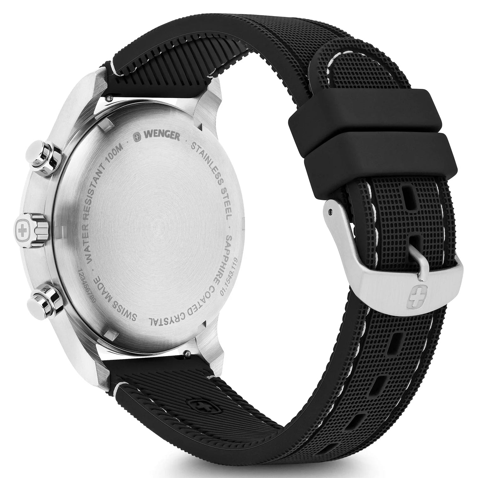 WENGER ATTITUDE MEN'S CHRONOGRAPH QUARTZ WATCH - SWISS MADE